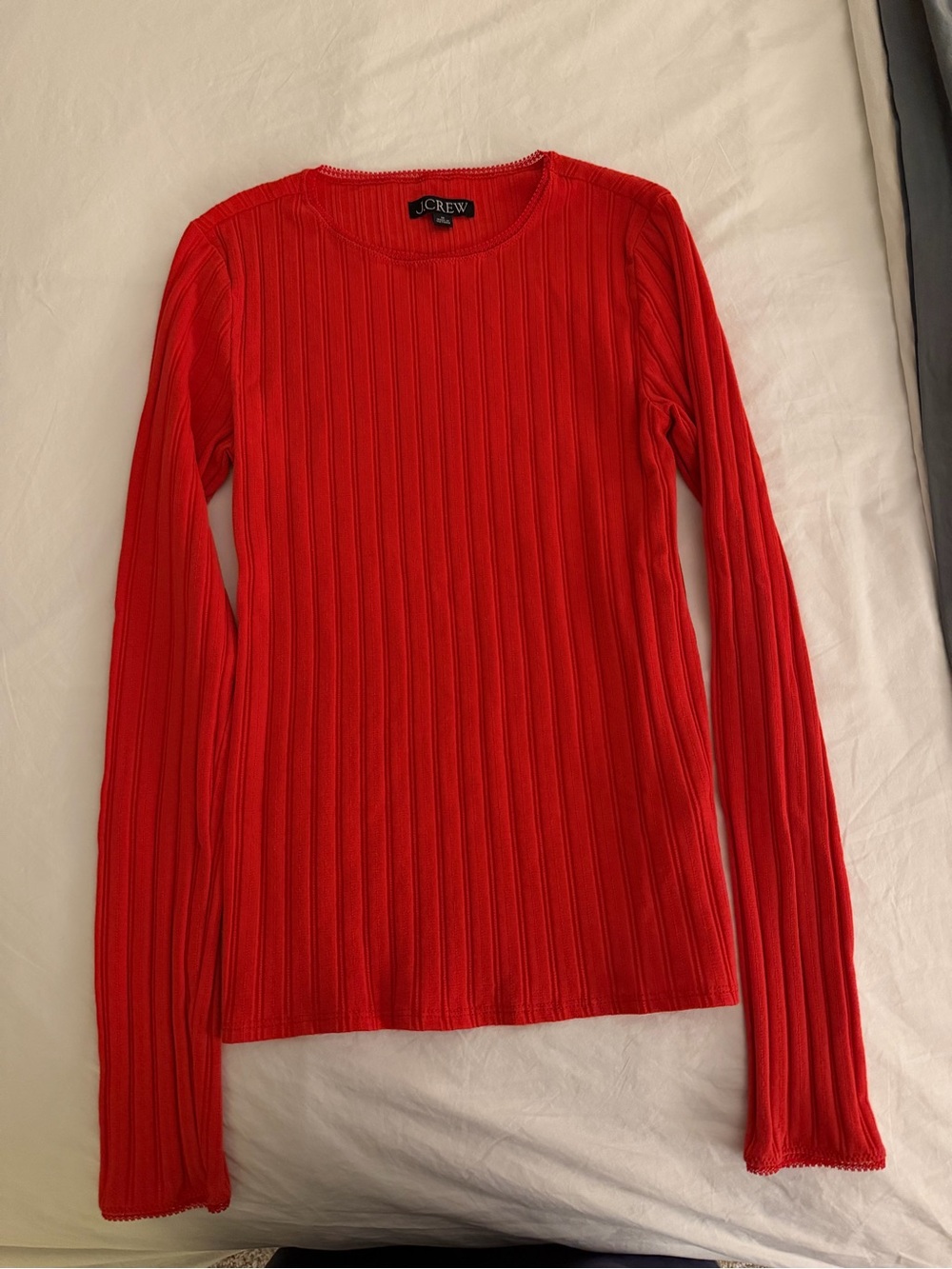 Red J Crew Long Sleeve